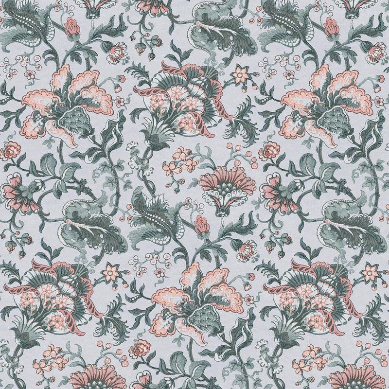 Laura Ashley - Portia Pale Slate Removable Wallpaper