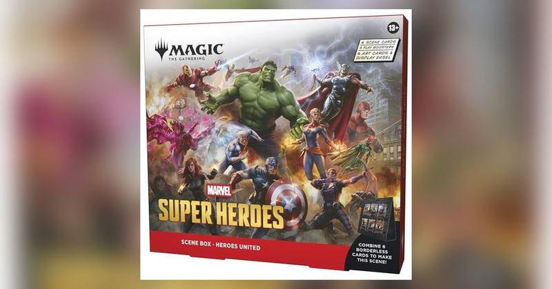 $39.18 MTG MARVEL SUPER HEROES SCENE BOX FOR $26.23