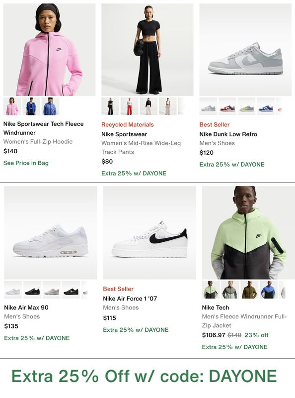 NIKE BACK TO SCHOOL SALE IS LIVE