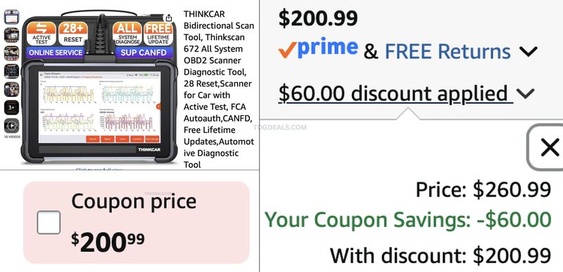 DIAGNOSTIC TOOL FOR $200.99