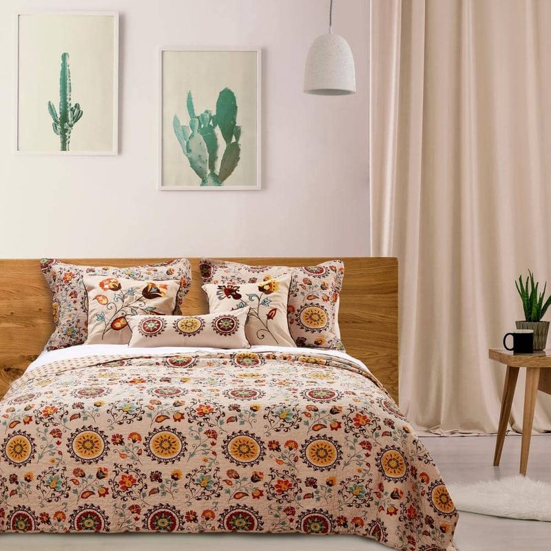 Greenland Home Fashions - Andorra Bonus Set, 5-Piece King