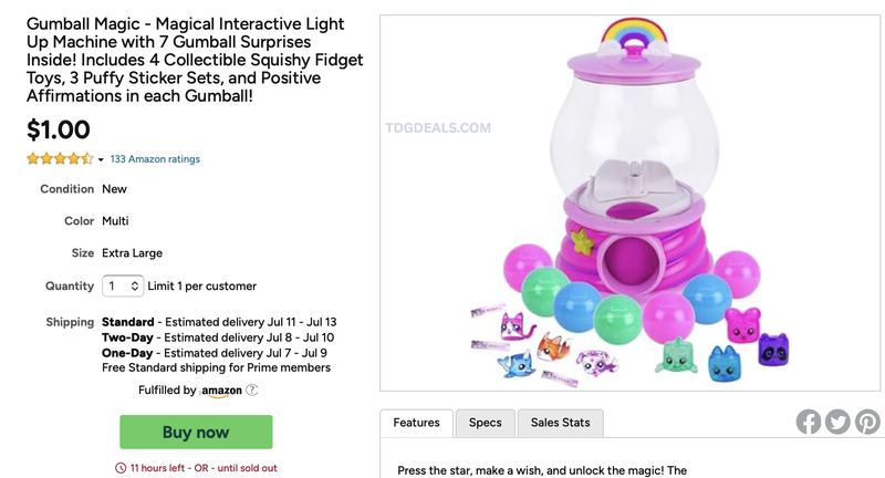 $1 GUMBALL TOY