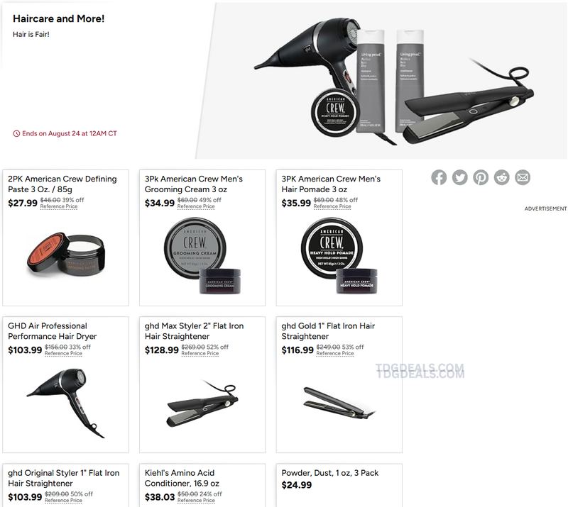 WOOT HAIRCARE SALE — GHD UP TO 53% OFF