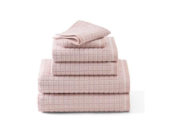 TOWN & COUNTRY EVERYDAY 6-Piece Textured Windowpane Set