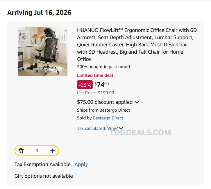 HUANUO ERGONOMIC OFFICE CHAIR 🪑