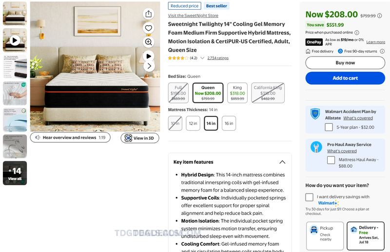 QUEEN HYBRID MATTRESS DEAL 🛏️