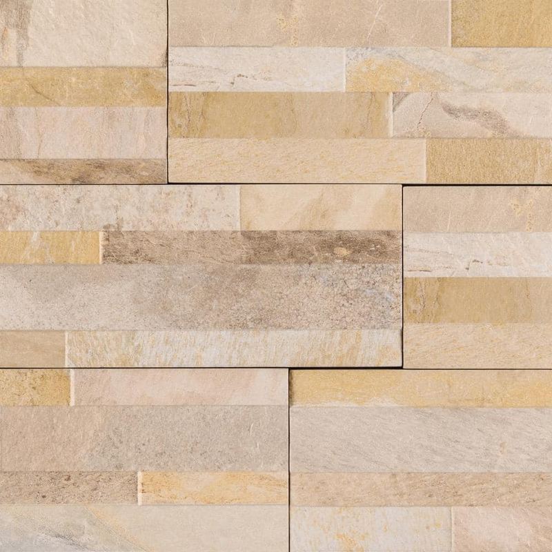 MSI - Zion Sand Ledger Panel 6 in. x 24 in. Matte Porcelain Wall Tile (11 sq. ft./case)