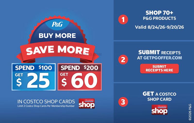 COSTCO P&G EVENT STARTS TOMORROW 🚨
