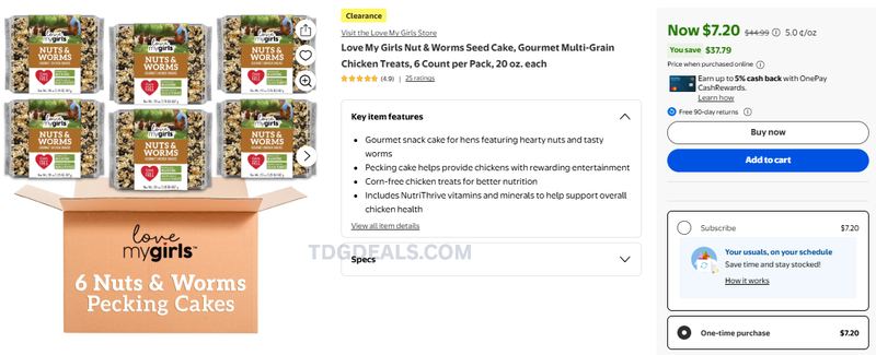84% OFF CHICKEN TREATS 🐓