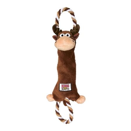 KONG® Tugger Knots Interactive Tug and Shake Toy, Moose, Medium/Large