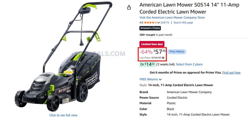 UNDER $60 LAWN MOWER 👀