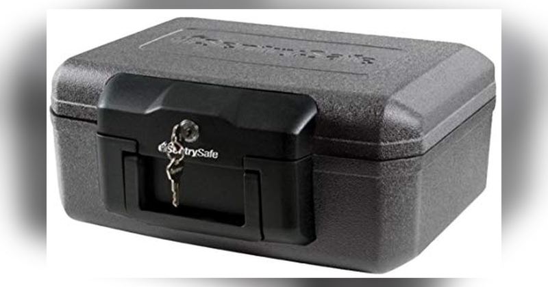 $26.88 SentrySafe Fireproof Lock Box