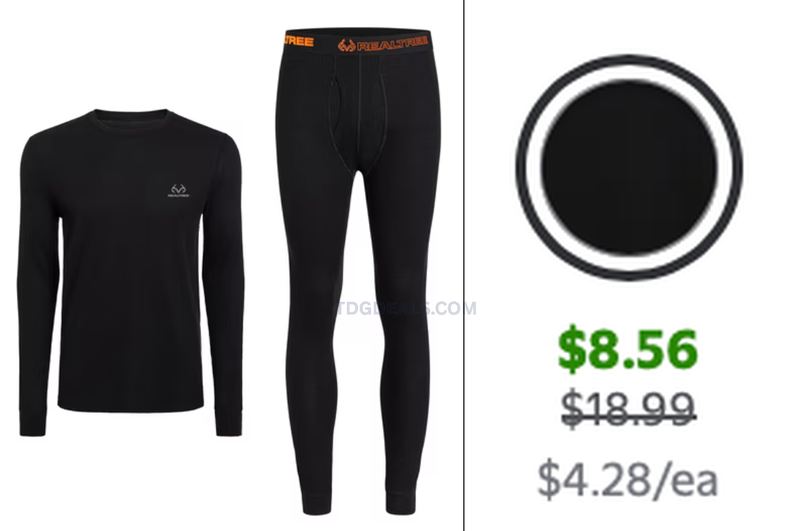 REALTREE THERMAL SET DROPPED TO $8.56