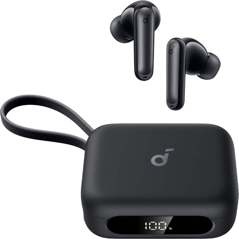 Soundcore - by Anker P41i Bluetooth Wireless In Ear Earbuds with Portable USB-C 3,000mAh Phone Charger - Black
