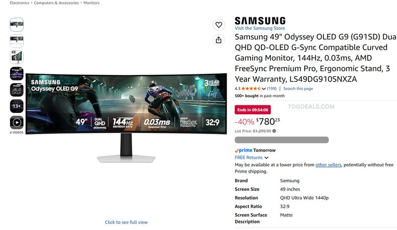 🔥 49" OLED ULTRAWIDE DEAL 🔥