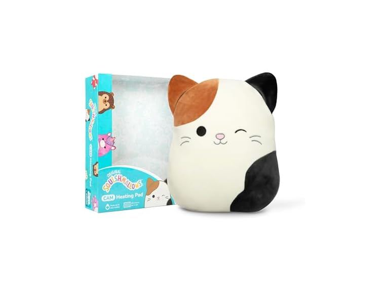 Squishmallows Cam The Cat, Microwavable Heating Pad