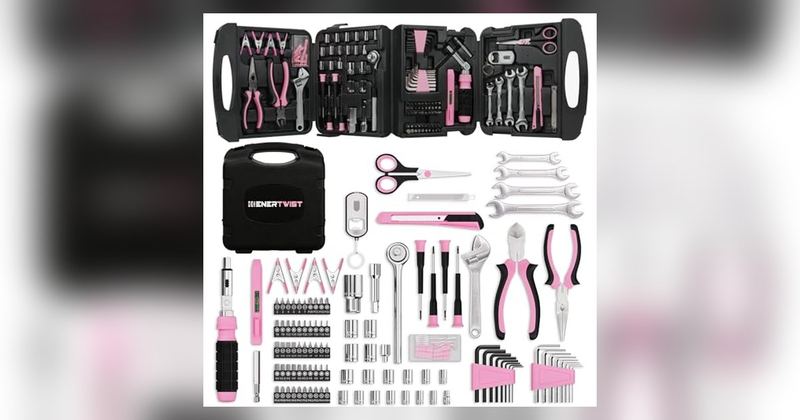 $49.99 189-PIECE PINK TOOL KIT NOW $19.99