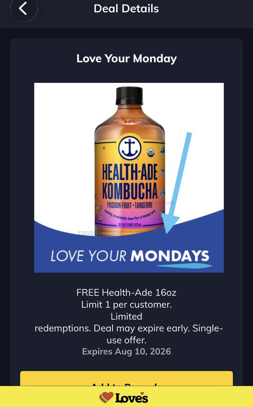 DO YOU HAVE LOVE'S?? FREE KOMBUCHA 🩷