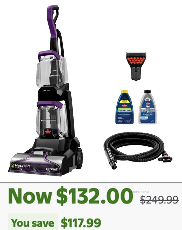 $132 - BISSELL POWERFORCE DEEP CLEANER @ WALMART 🫧