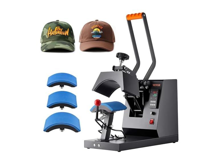 Hat Heat Press, 4-in-1 Cap Heat Press Machine