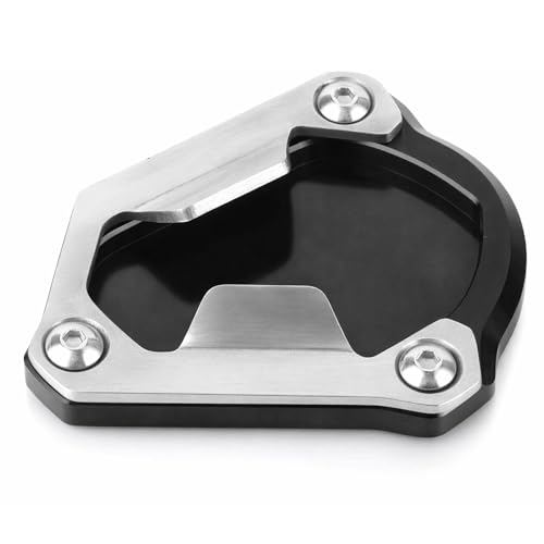 Yuecoom Motorcycle Kickstand, Motorcycle Kickstand Extension Pad, KSP-137-BLK Parking Side Stand Pad Support Plate for Triumph Scrambler 1200XC 1200XE 2019 2020