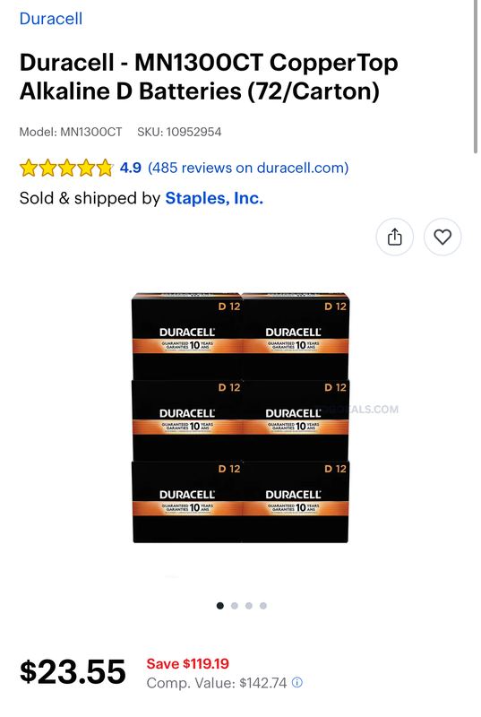 Best Buy battery deal 👀