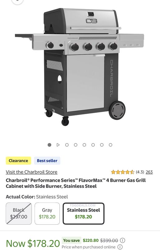 GRILL CLEARANCE