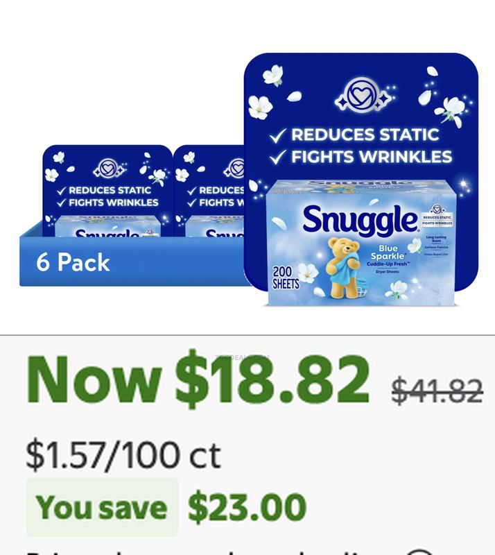 SNUGGLE 6-PACK FOR $18.82