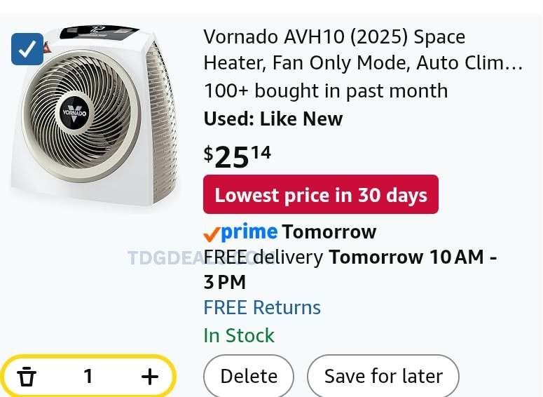 🔥 VORNADO AVH10 SPACE HEATER DEAL 🔥