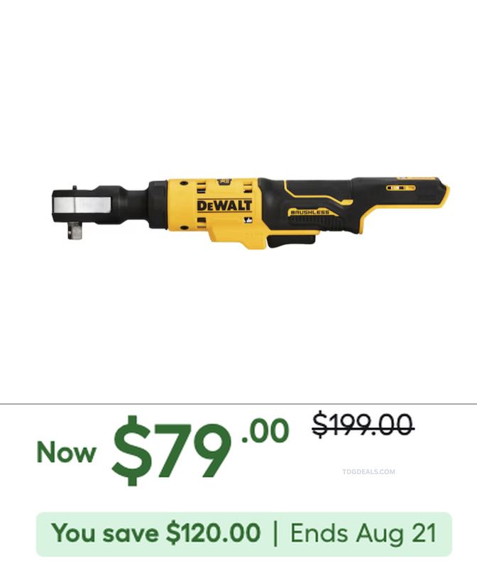 $199 DEWALT RATCHET WRENCH FOR $79 🔥