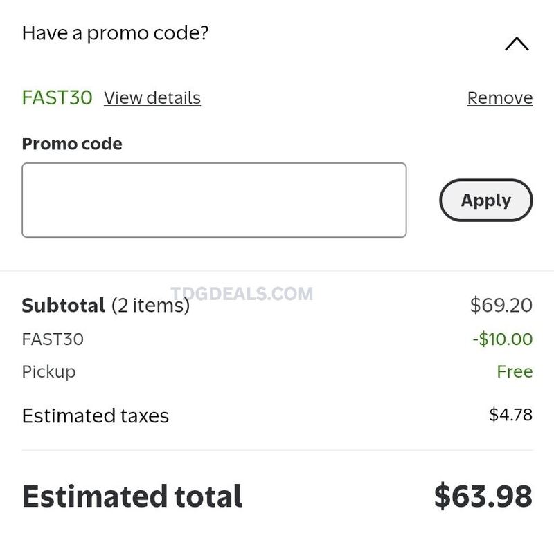 NEW WALMART CODE: Get $10 off $35+ with code FAST30