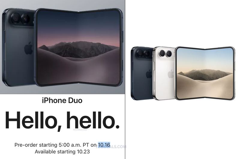 APPLE'S FOLDABLE IPHONE DUO PRE-ORDERS DROP THIS FRIDAY