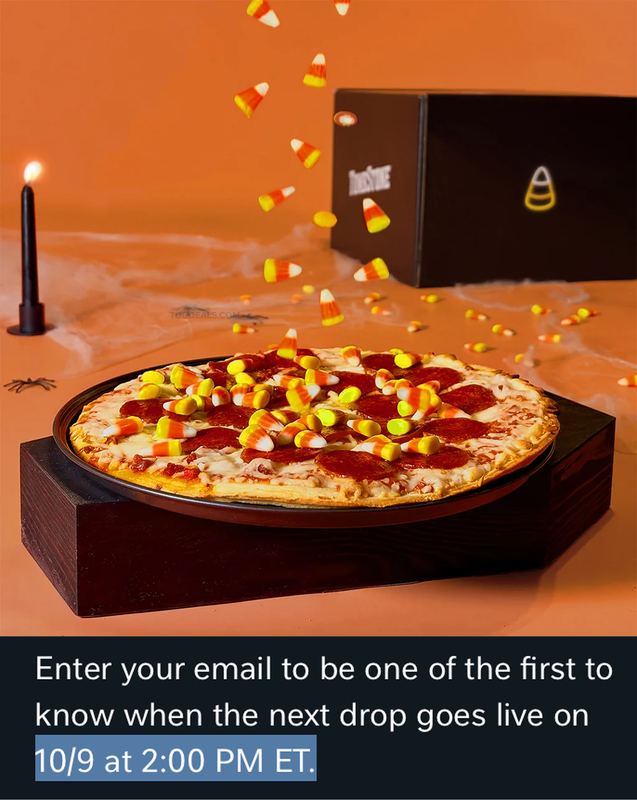 RESTOCK TODAY FOR CANDY CORN PIZZA