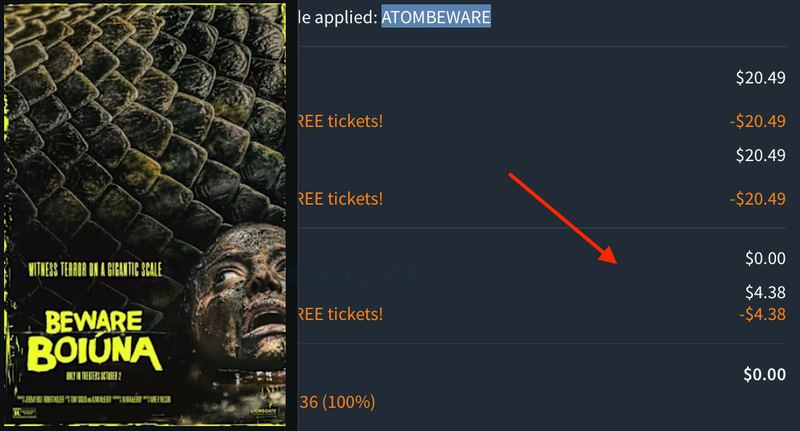 2 FREE MOVIE TICKETS ON ATOM 🎟️