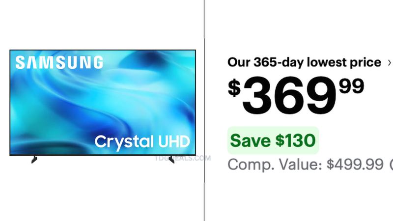 SAMSUNG 70" 4K TV ON SALE FOR $130 OFF