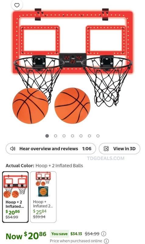 🔥 62% OFF DUAL BASKETBALL HOOP SET 🔥