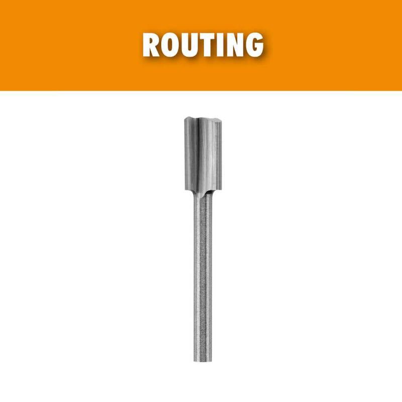 RYOBI - Rotary Tool 1/4 in. Straight Routing Bit (For Wood and Plastic)