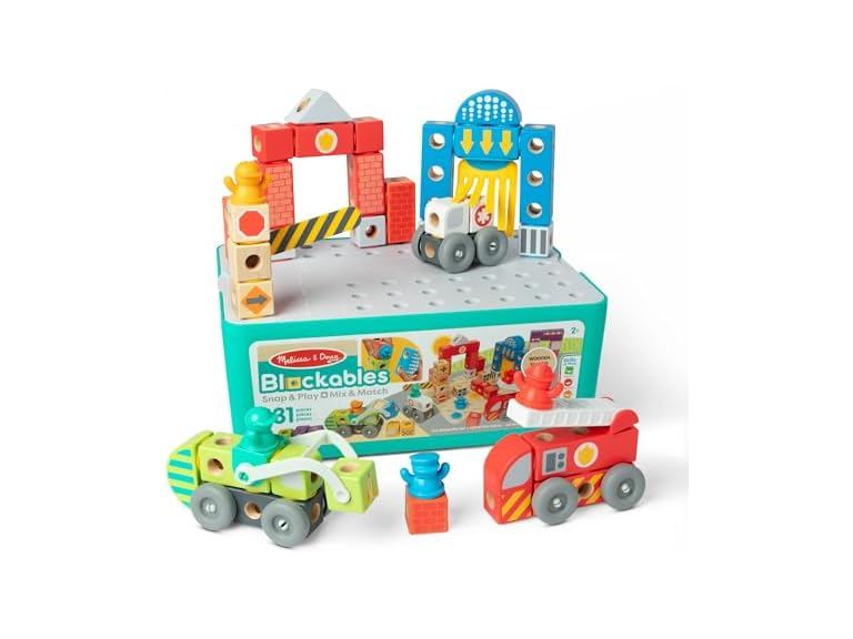 Melissa & Doug Blockables City Set 122p