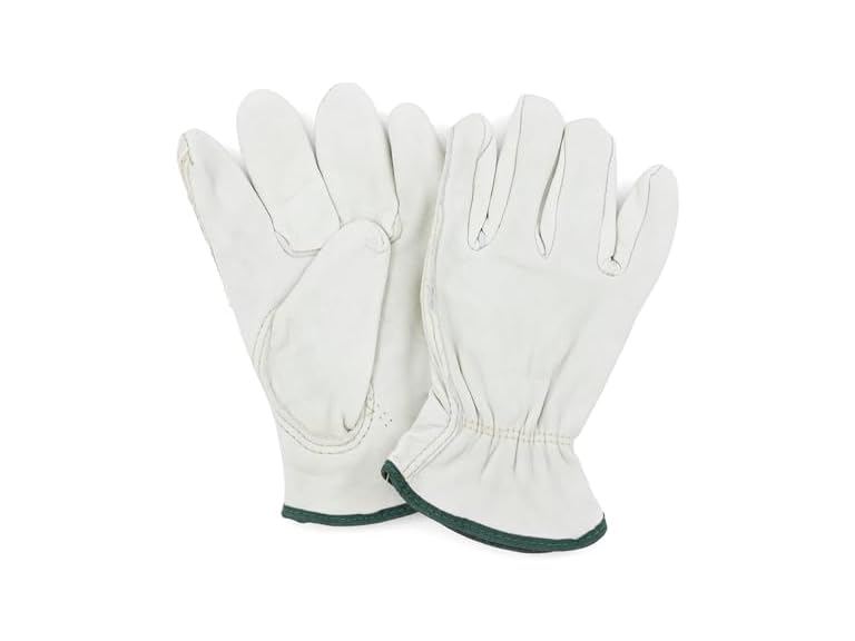 COW GRAIN LEATHER DRIVERS GLOVES MED
