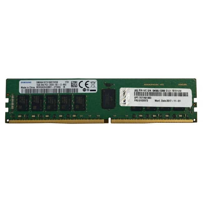 Lenovo - ThinkSystem C1G7 16GB TruDDR5 5600MHz ECC UDIMM - 16GB RAM - DDR5-5600/PC5-44800 TruDDR5 - 5600MHz Single-rank - Black