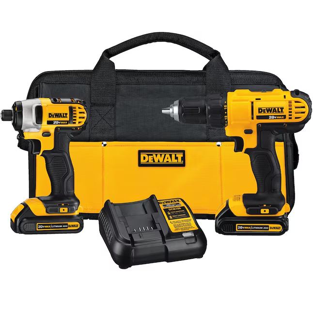 DEWALT 2-Tool 20-Volt Max Power Tool Combo Kit with Soft Case $149