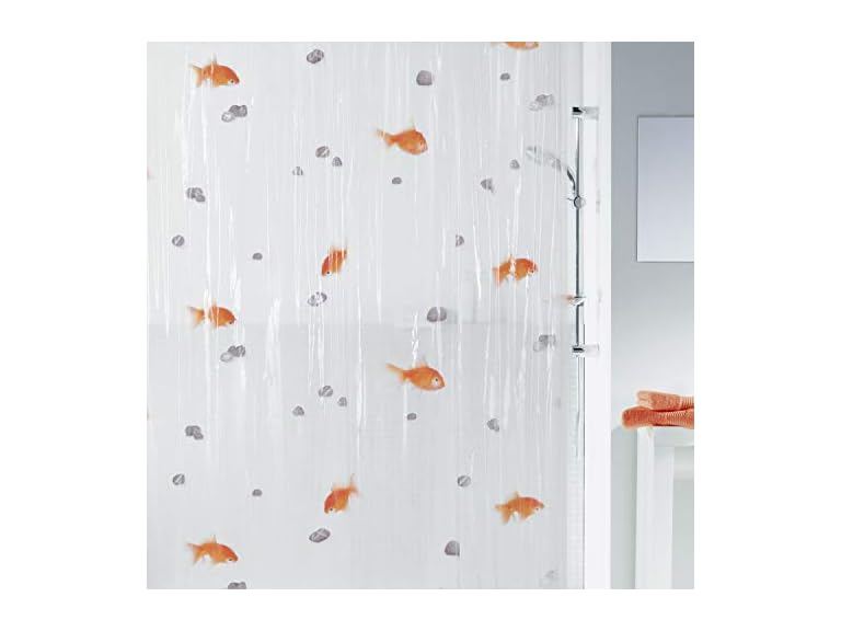 Spirella Goldfish Orange Shower Curt
