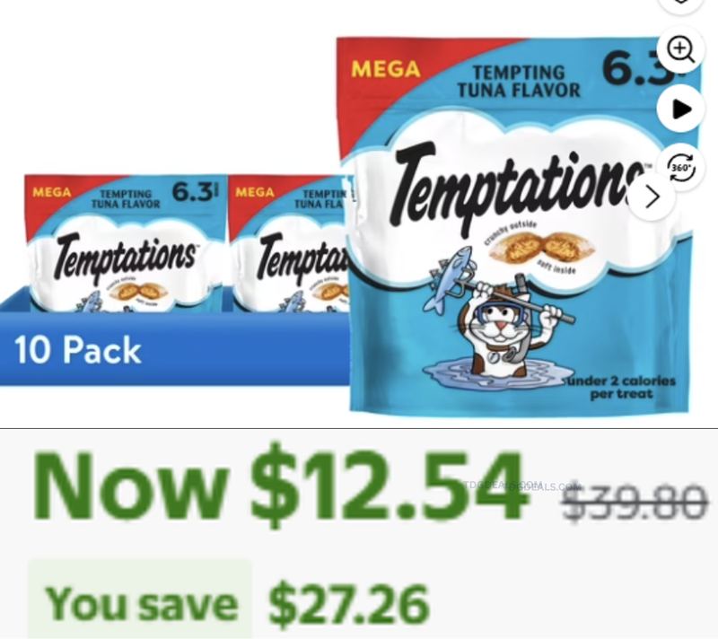 10 PACK CAT TREATS NOW $12.54
