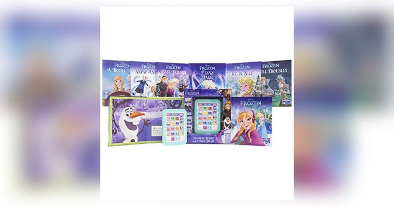 $32.99 DISNEY FROZEN ME READER + 8-BOOK LIBRARY NOW $14.83