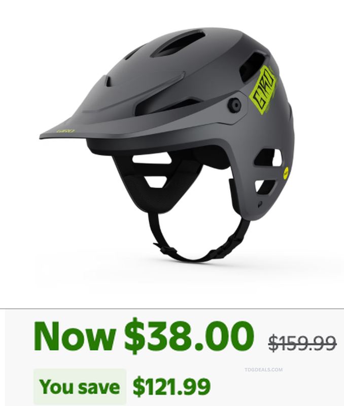 $159.99 GIRO TYRANT MIPS HELMET FOR $38