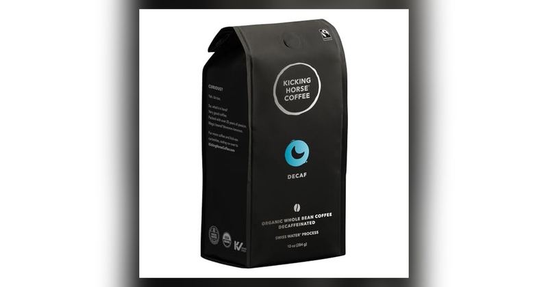 $13.99 KICKING HORSE ORGANIC DECAF WHOLE BEAN COFFEE FOR $8.95
