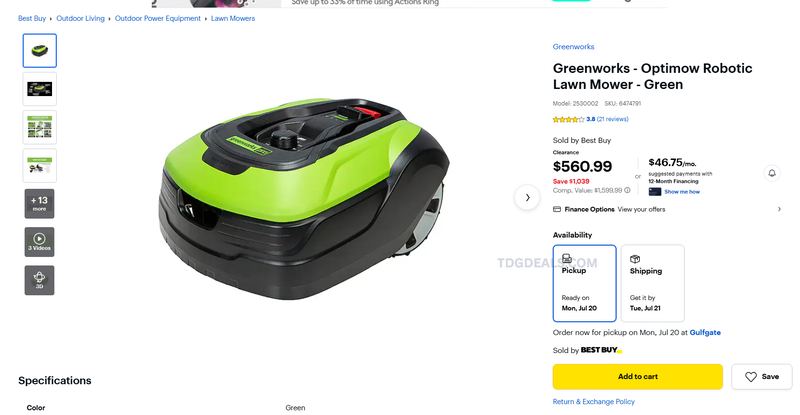 🤖 ROBOTIC LAWN MOWER CLEARANCE 🌱