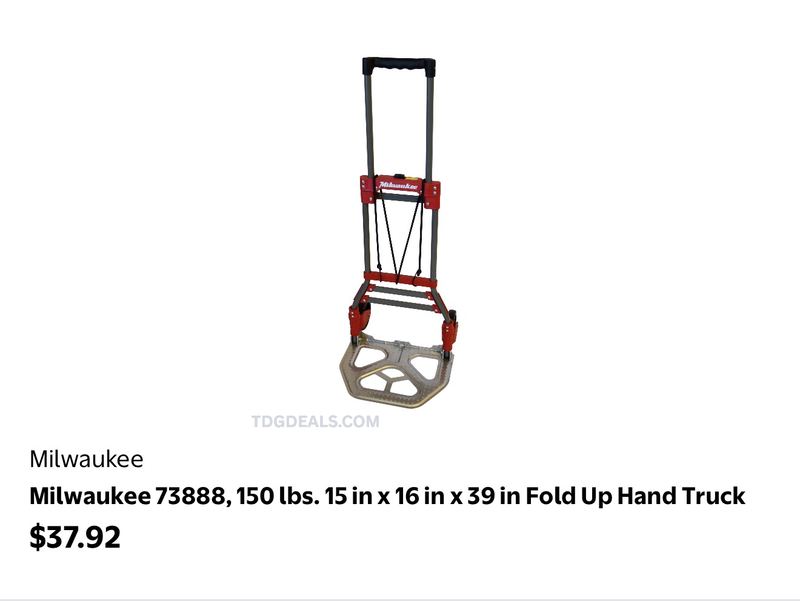 $40 Milwaukee Fold-Up Hand Truck