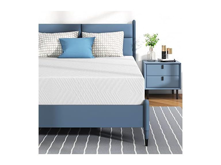 IULULU 10" Queen Gel Foam Mattress