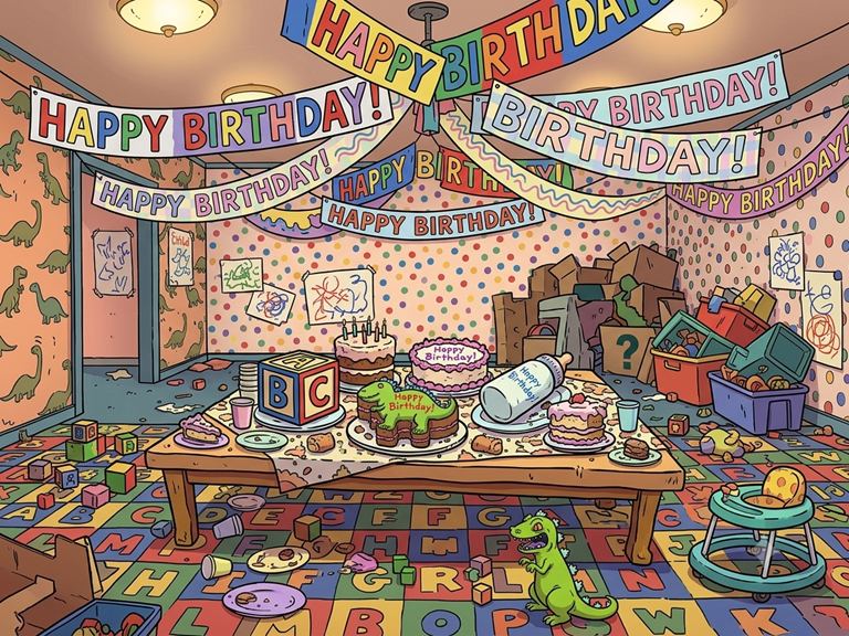 Banners over Cakes